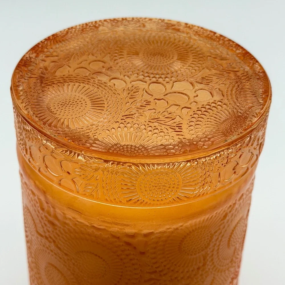 Voluspa Candle 18oz Orange Spiced Pumpkin Latte‎ Japonica Glass NEW